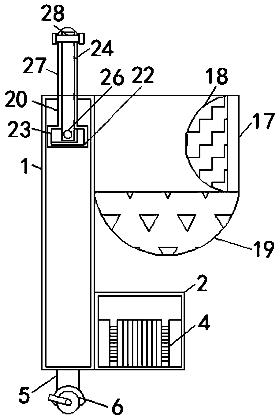 A vibrating picking device for convenient fruit picking