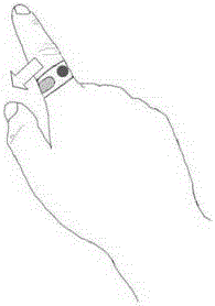 Cursor control method and AR glasses and intelligent ring based on same