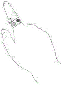 Cursor control method and AR glasses and intelligent ring based on same