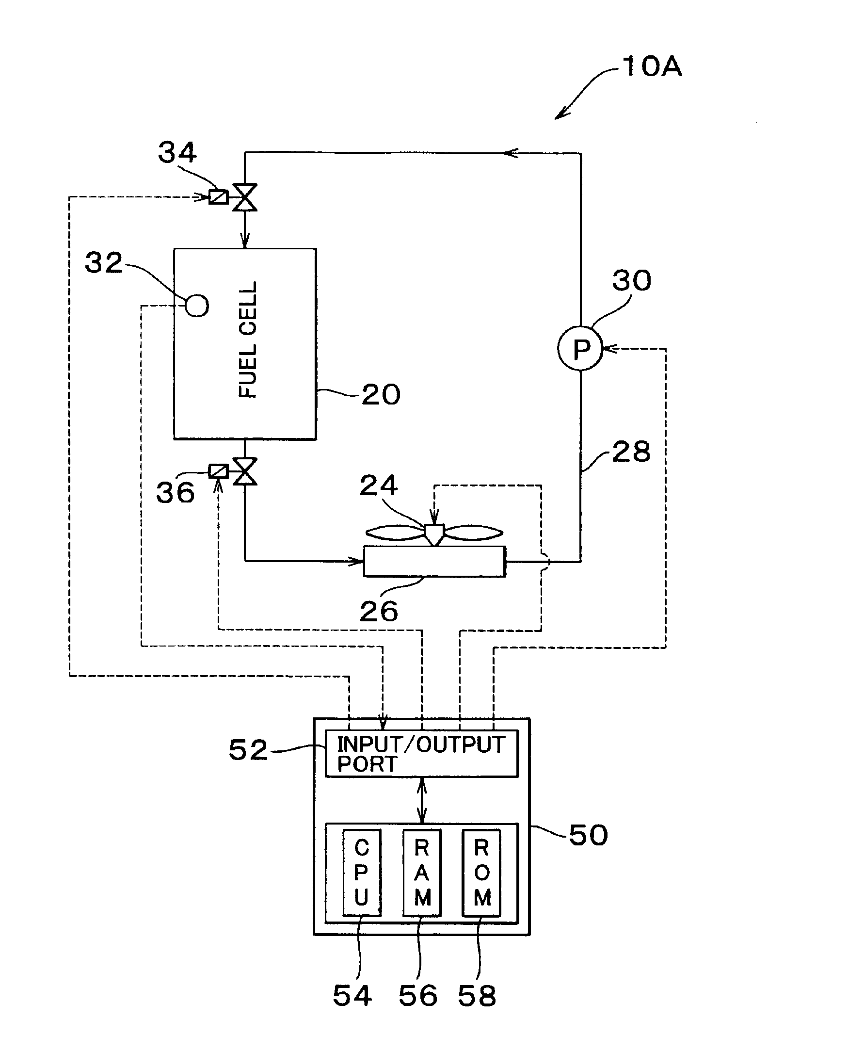 Fuel cell system and freezing prevention method thereof