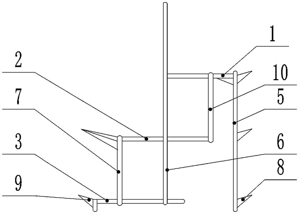 A bar-planted structure capable of improving anchor bearing capacity and a construction method for the bar-planted structure