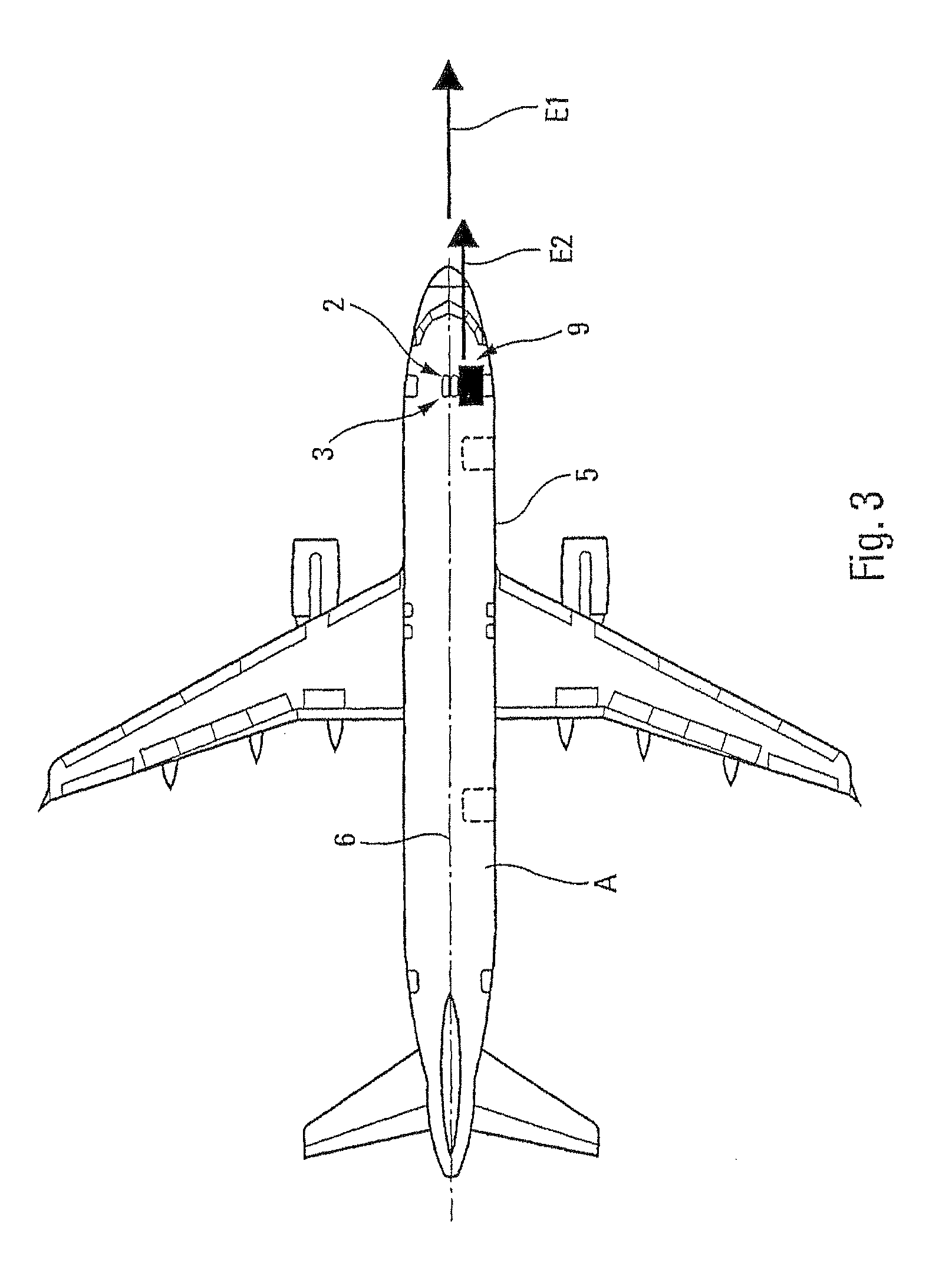 Method and device for measuring the orientation of an aircraft nose landing gear