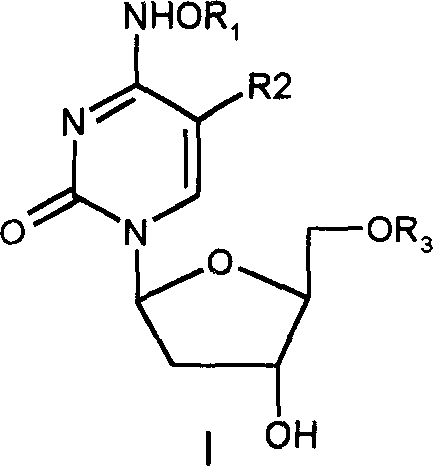 Beta-2'-deoxygenation-ramification of nucleotide, synthetic method and application of medication