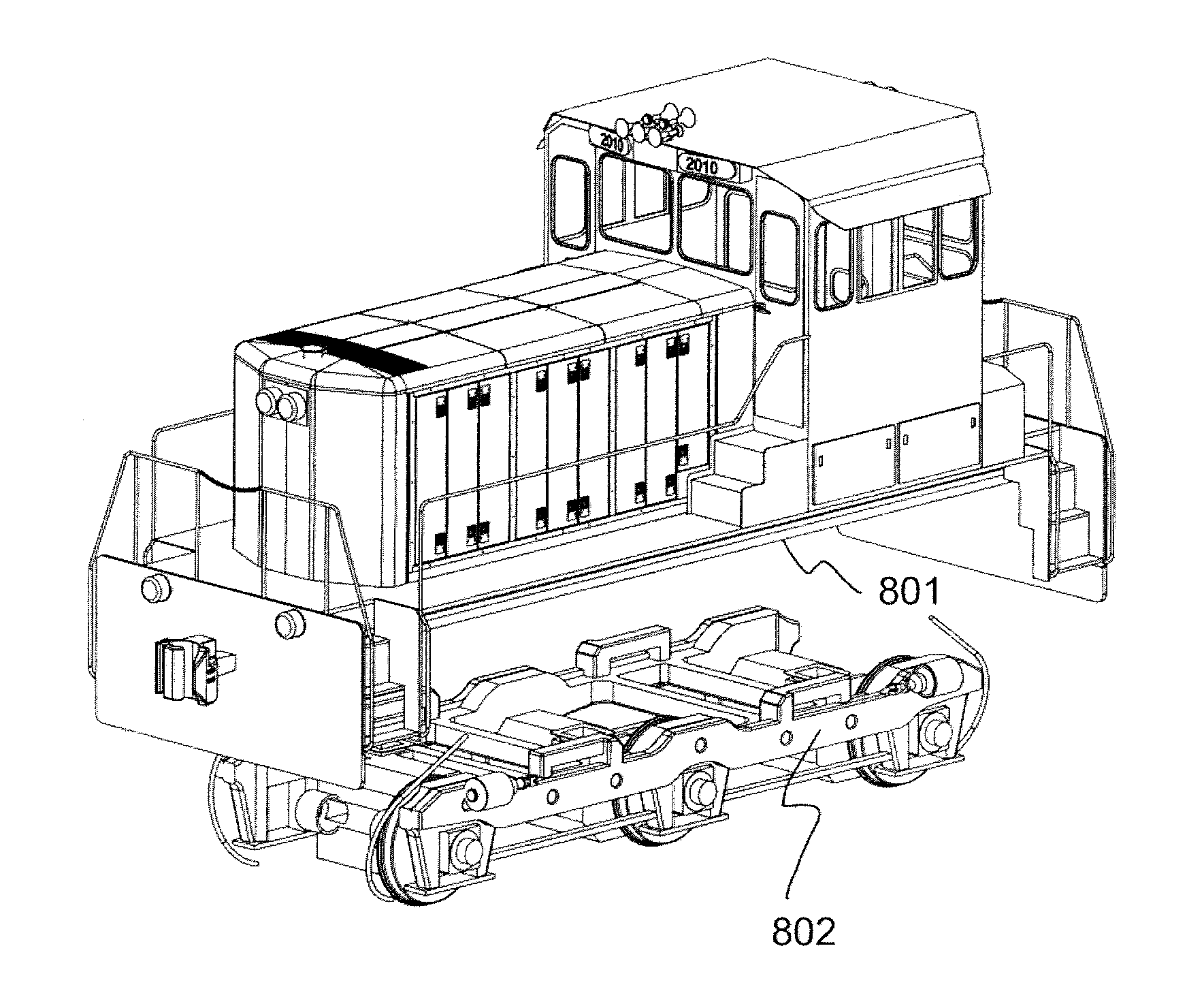 Industrial locomotive construction