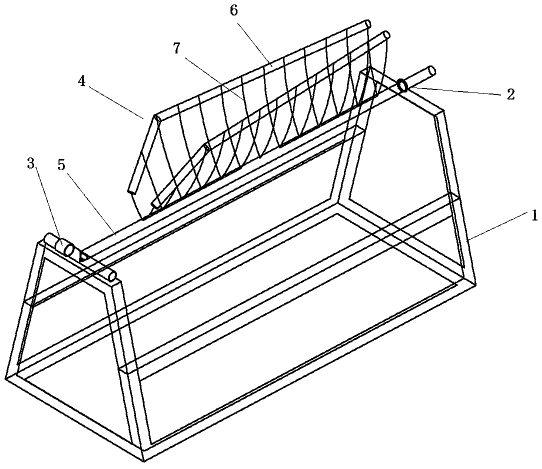 Sturgeon artificial spawning operating table