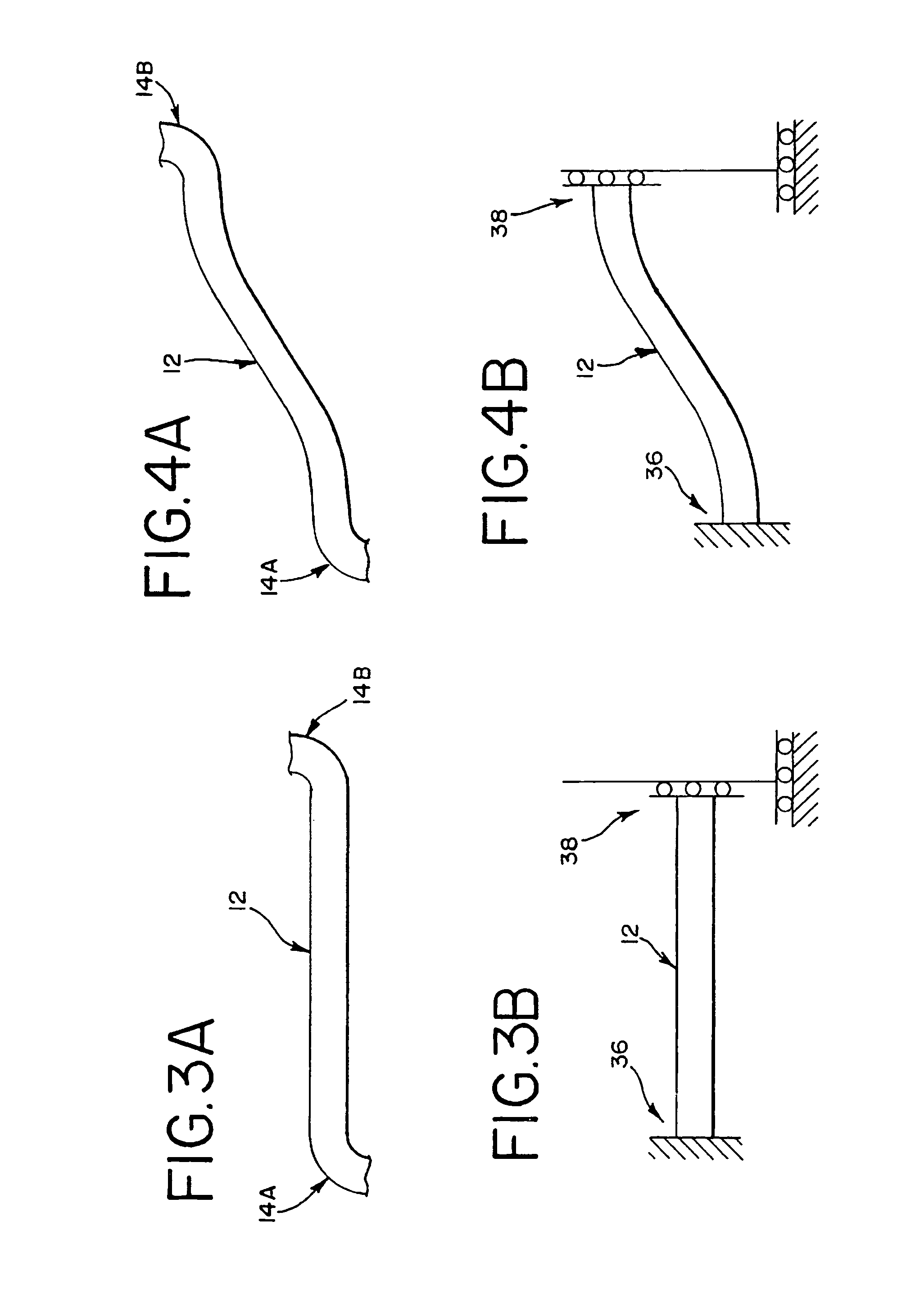 Intraluminal device with improved tapered beams