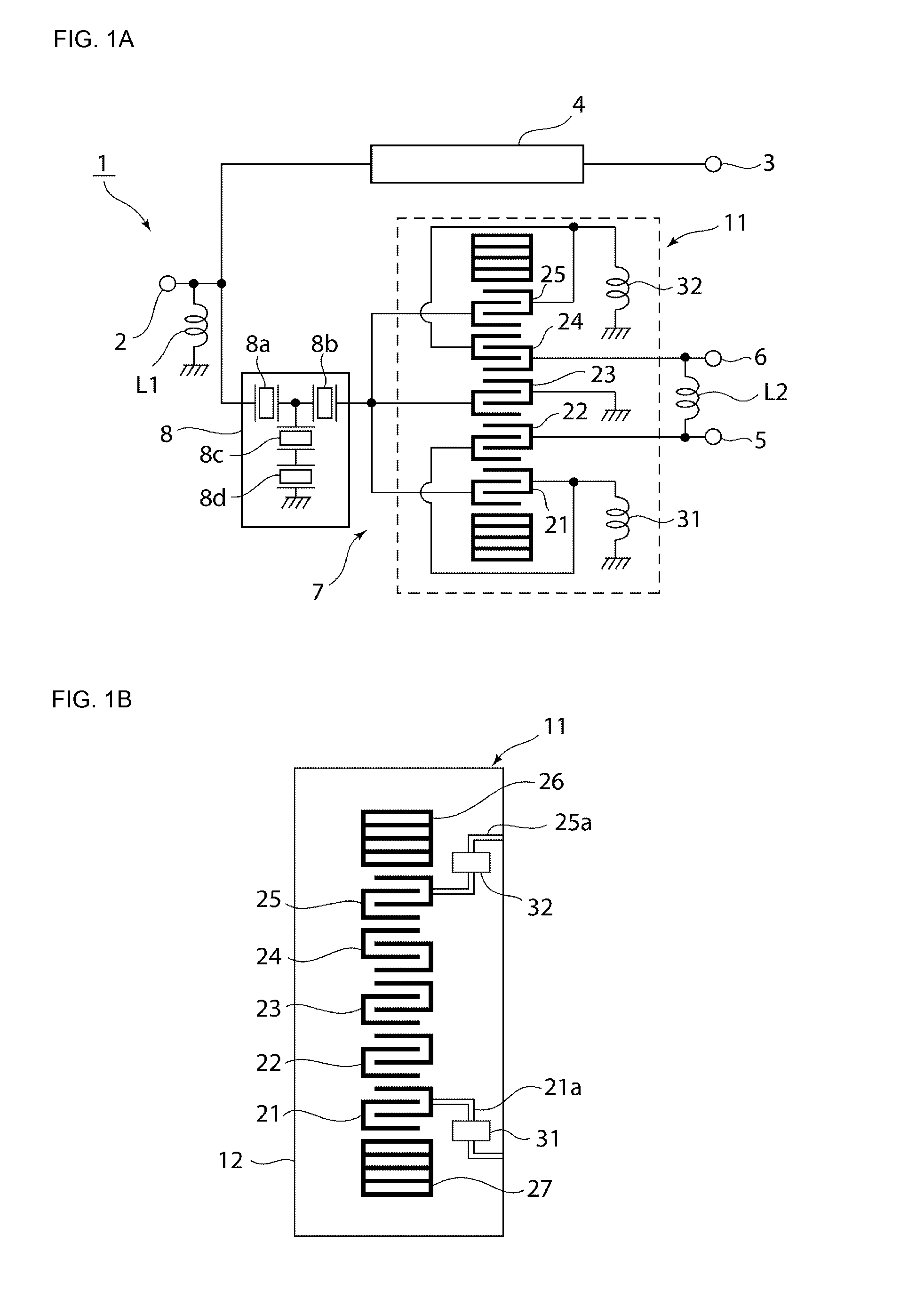 Elastic wave device and duplexing device