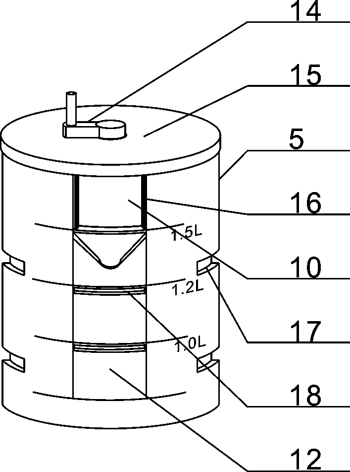 Middle school physical experiment demonstration device and learning method thereof