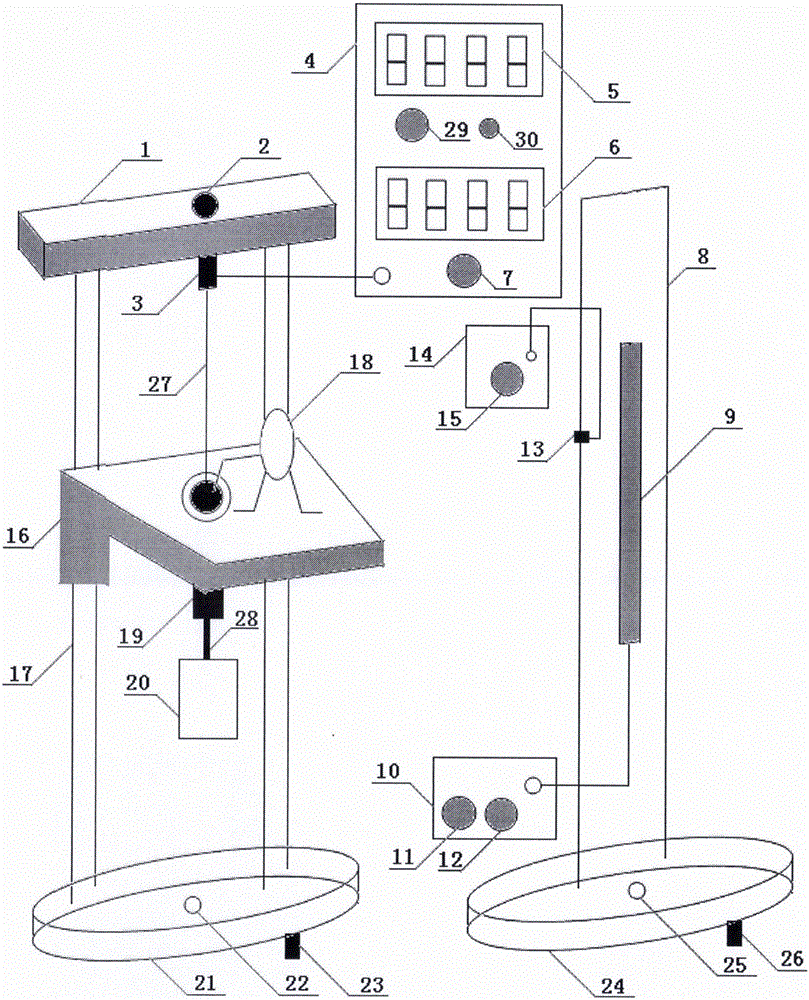 Experiment device and method for measuring Young modulus of metal wire based on resonance principle