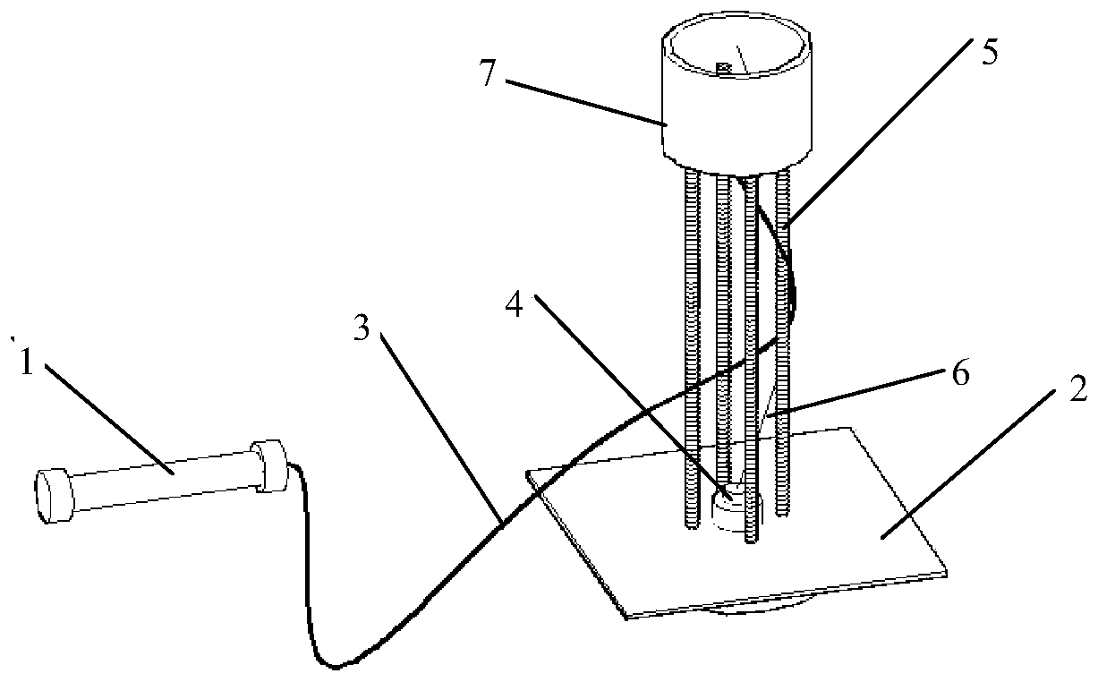 A joint test device for internal and external forces of a shield tunnel segment and its manufacturing and embedding method