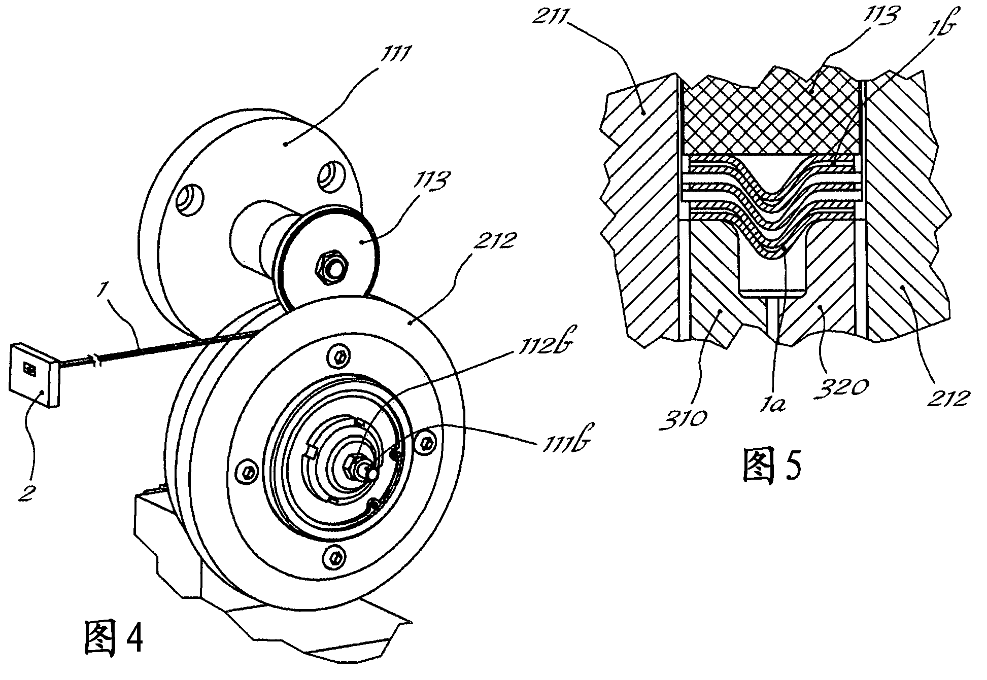 Apparatus for Welding Continuous Strips Wound on a Support Ring