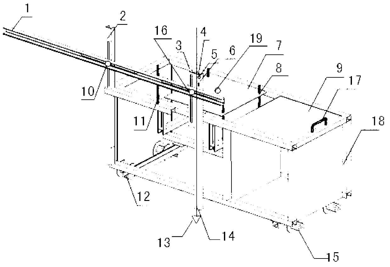 Measuring device and control method applicable to evacuation platforms in subway tunnels