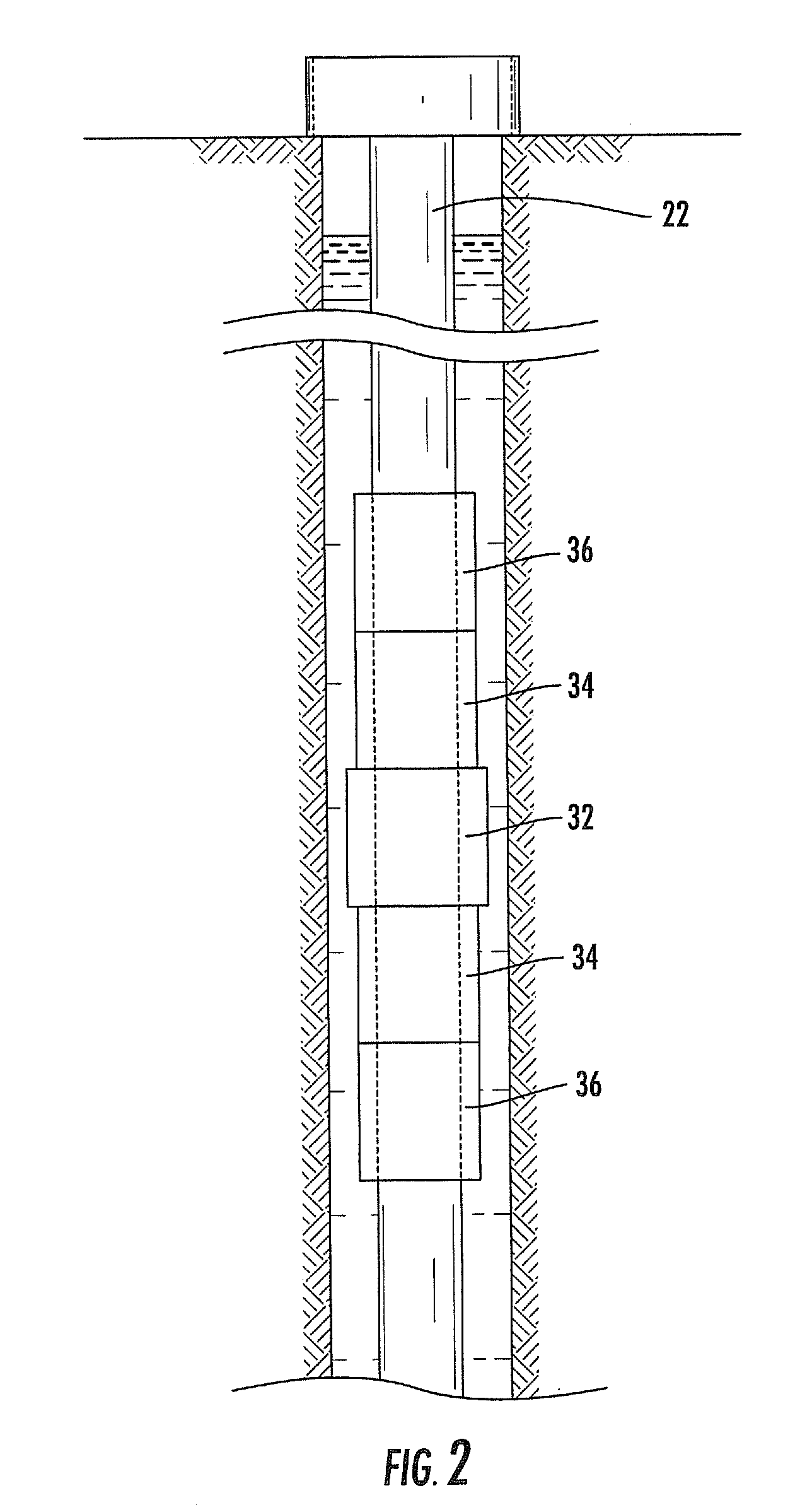 Downwell system with differentially swellable packer