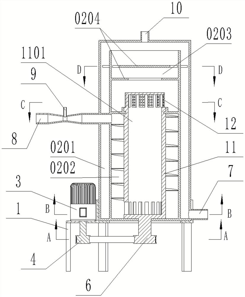 An oxidation reaction equipment for rural sewage treatment