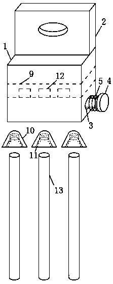 Electronic component transistor convenient to be stored