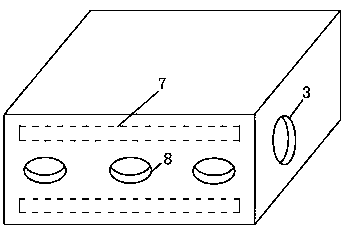 Electronic component transistor convenient to be stored