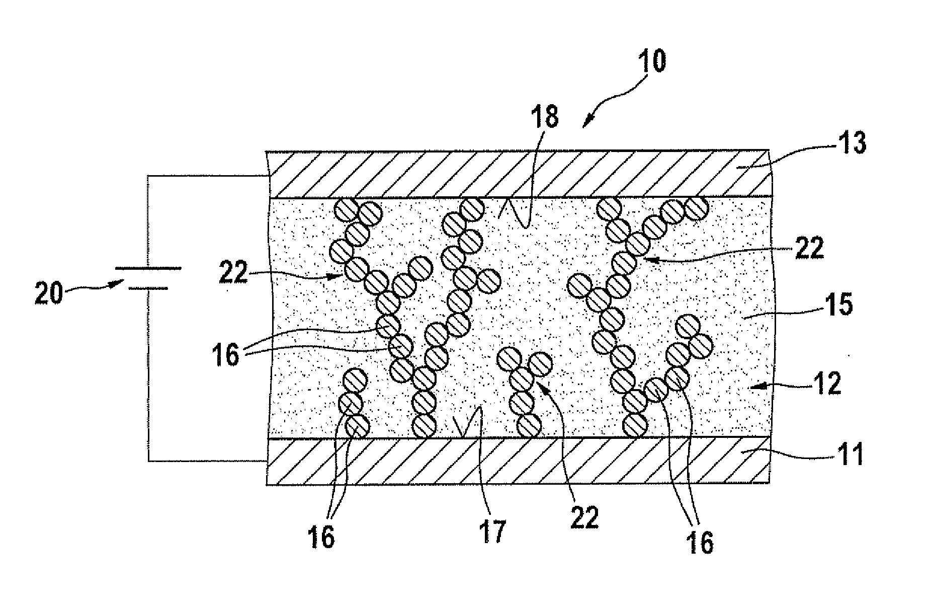 Heat-conducting system between two component parts and method for preparing a heat-conducting system