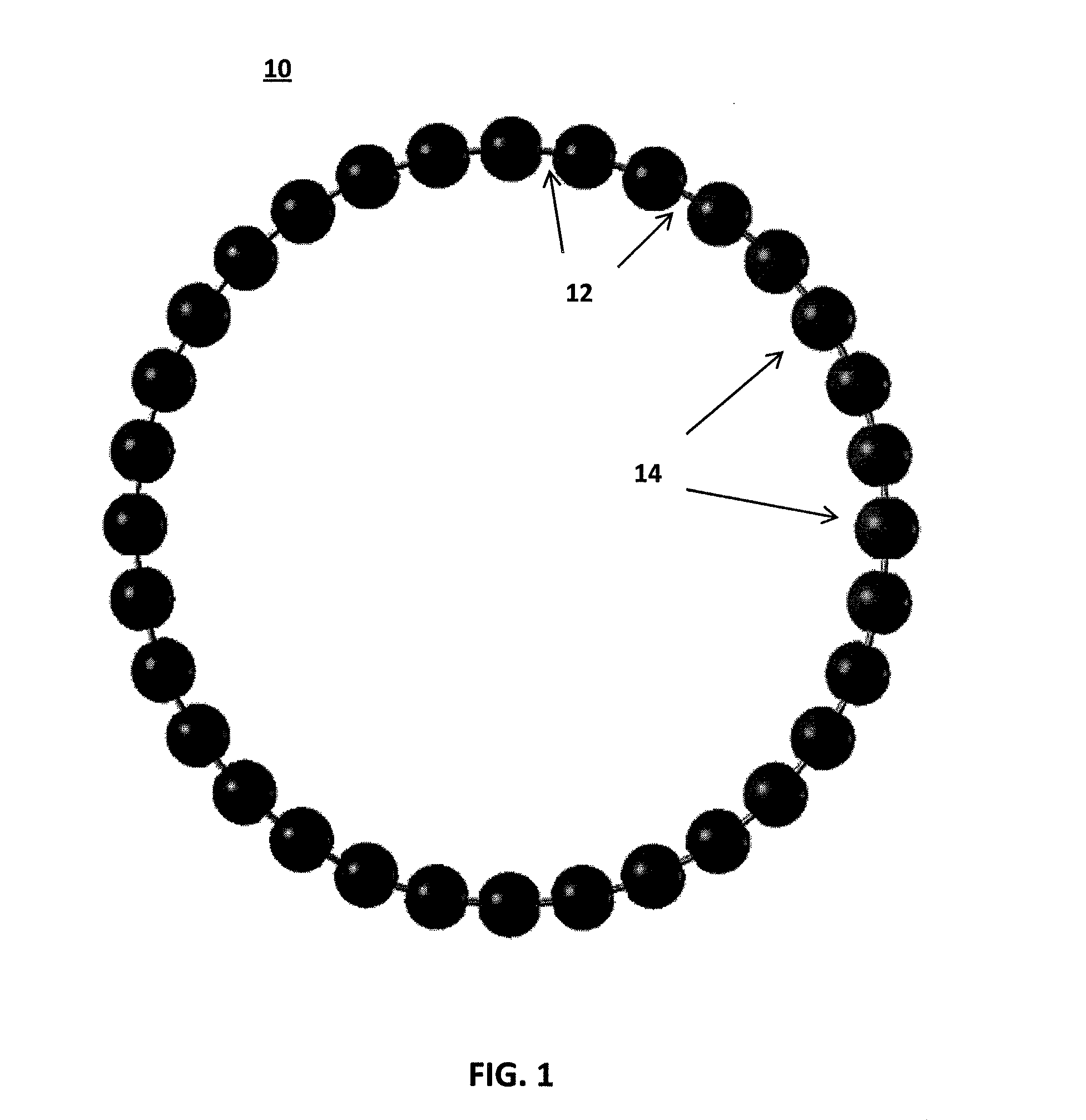 Method of manufacturing an article of jewelry having repulsive magnetic elements
