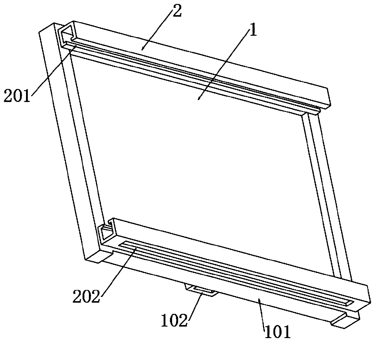 Window type solar cell panel device