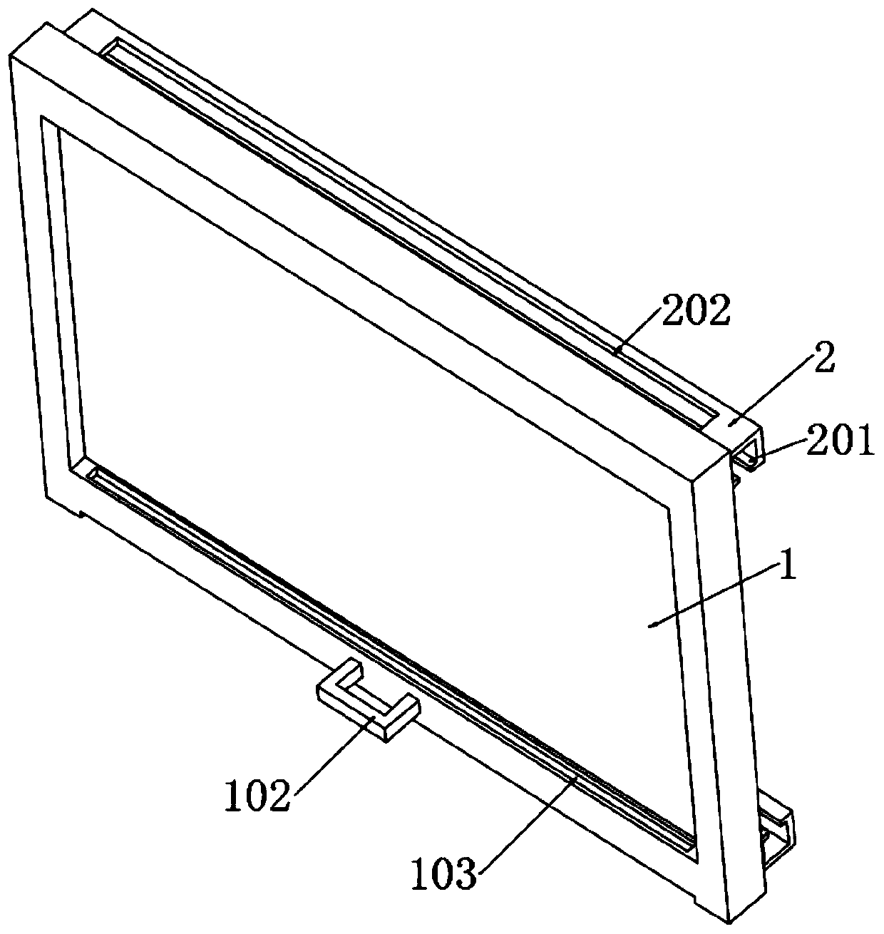 Window type solar cell panel device