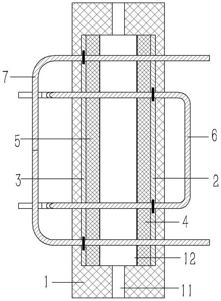 Auxiliary fixing device for thermometer measurement