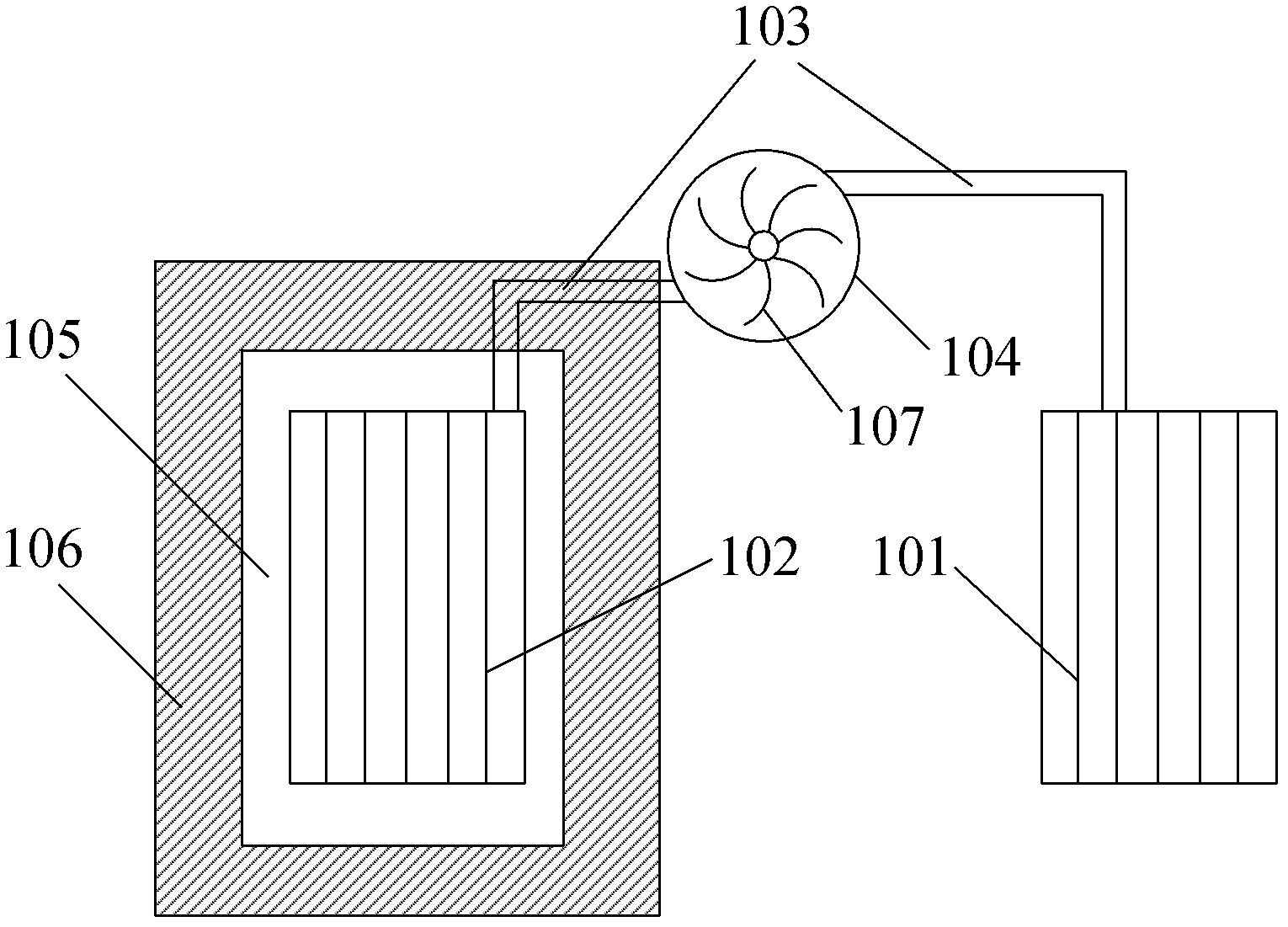 Atmospheric temperature difference power generation device