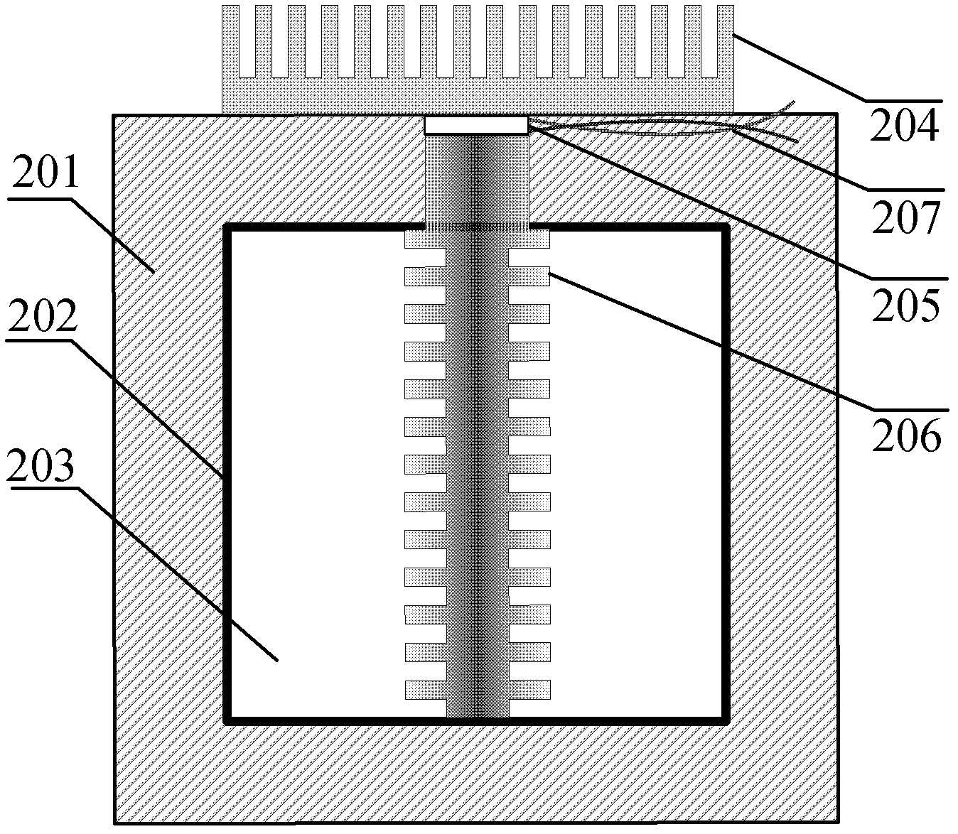 Atmospheric temperature difference power generation device