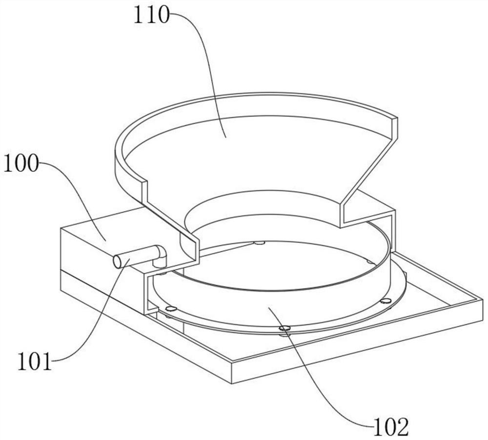 Centrifugal artichoke cleaning device based on side wall rotation