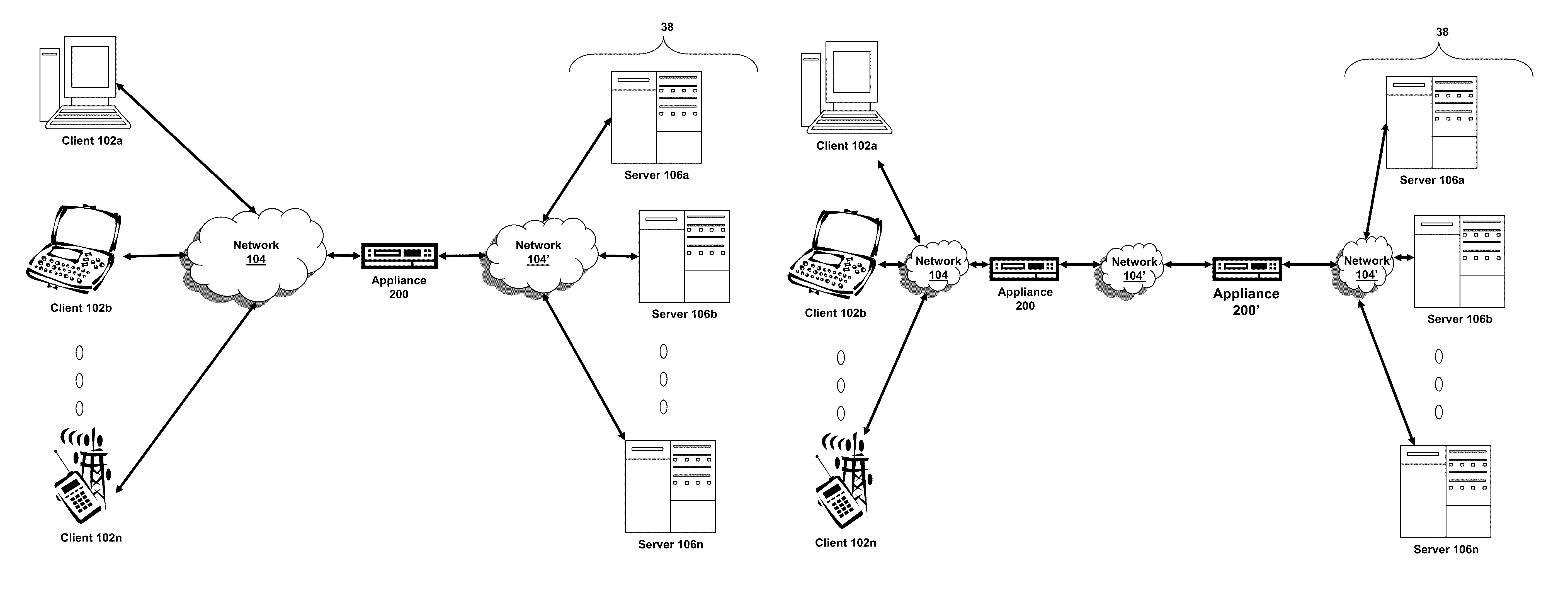 Systems and methods for rewriting a stream of data via intermediary