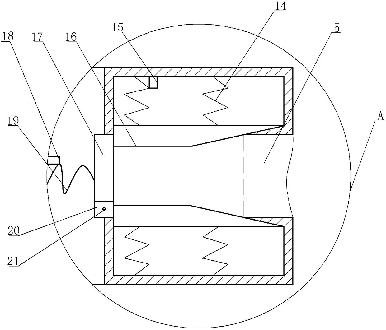 Flip-side structure for production of door panels