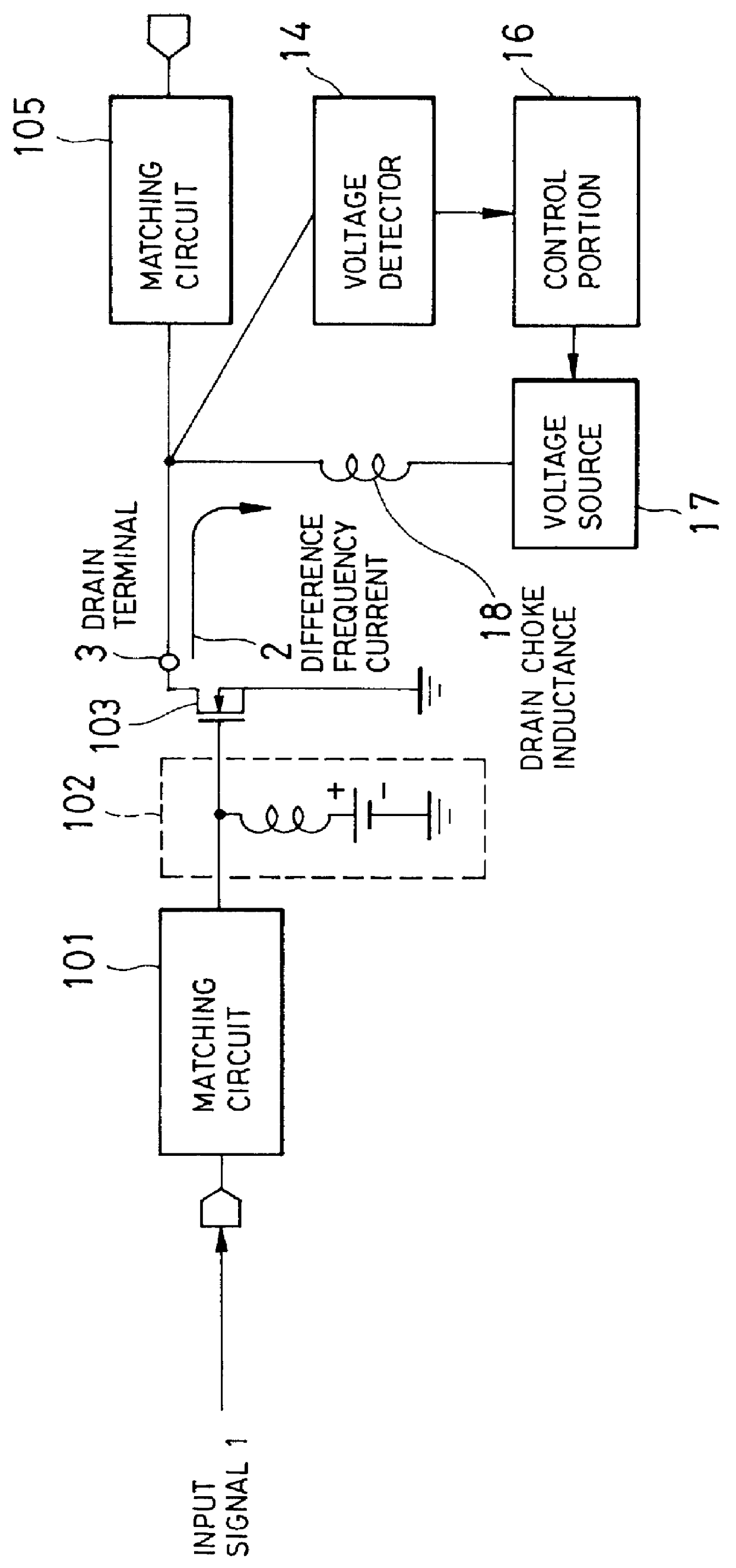 High frequency amplifier circuit