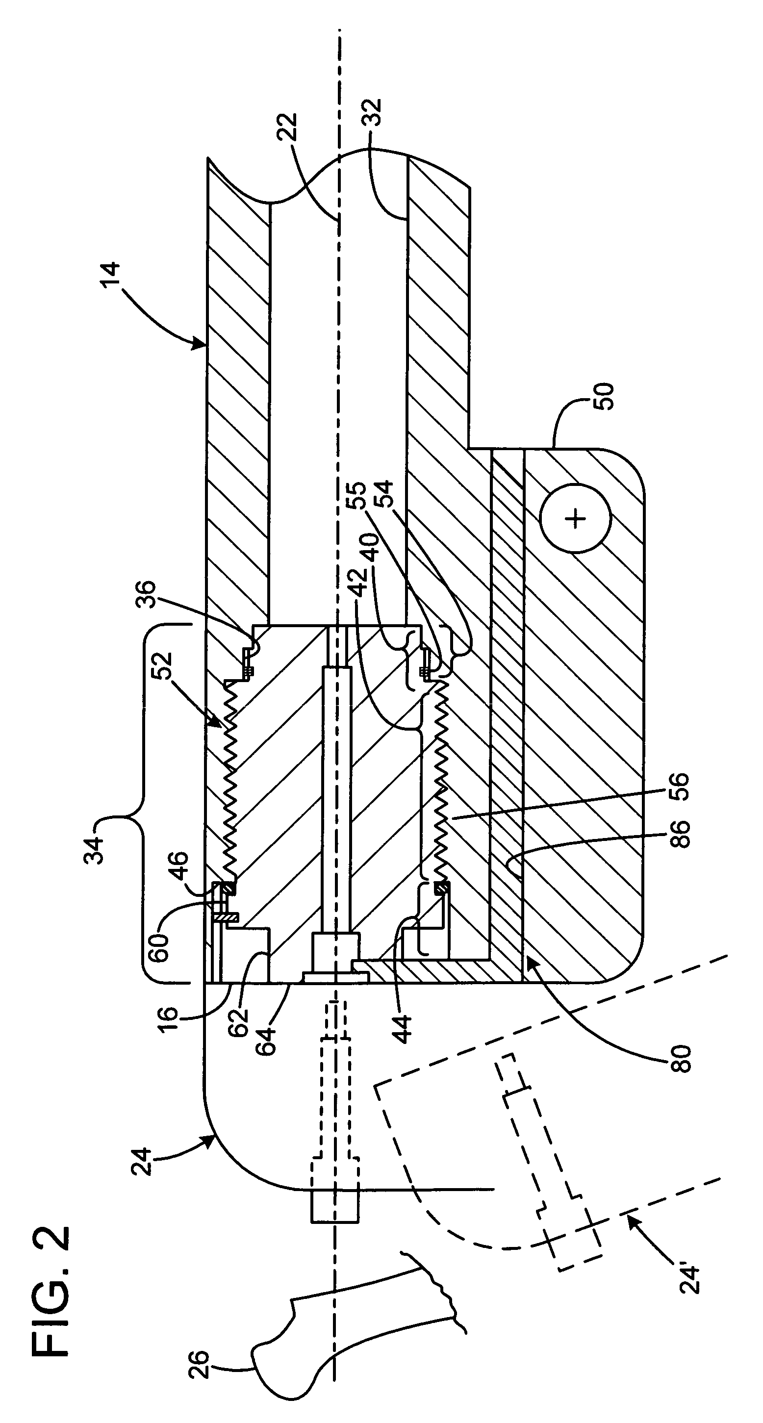 Lubricating apparatus for a threaded rifle breech