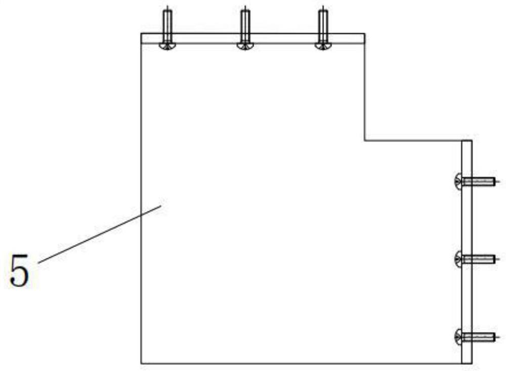 Assembly type corner aluminum plate unit curtain wall