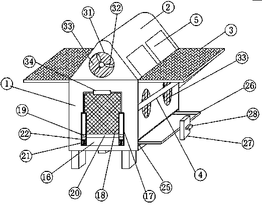 Breeding pigeon culture house