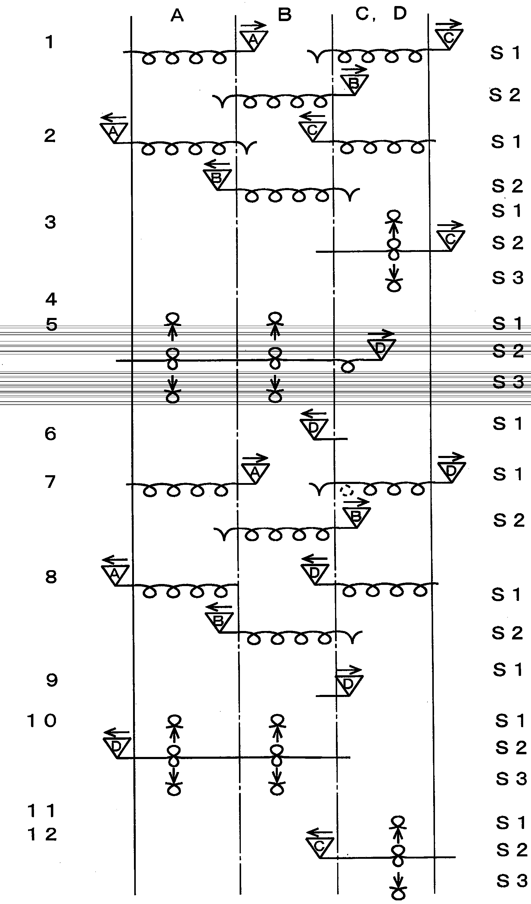 Knitted fabric and knitting method thereof, and designing apparatus