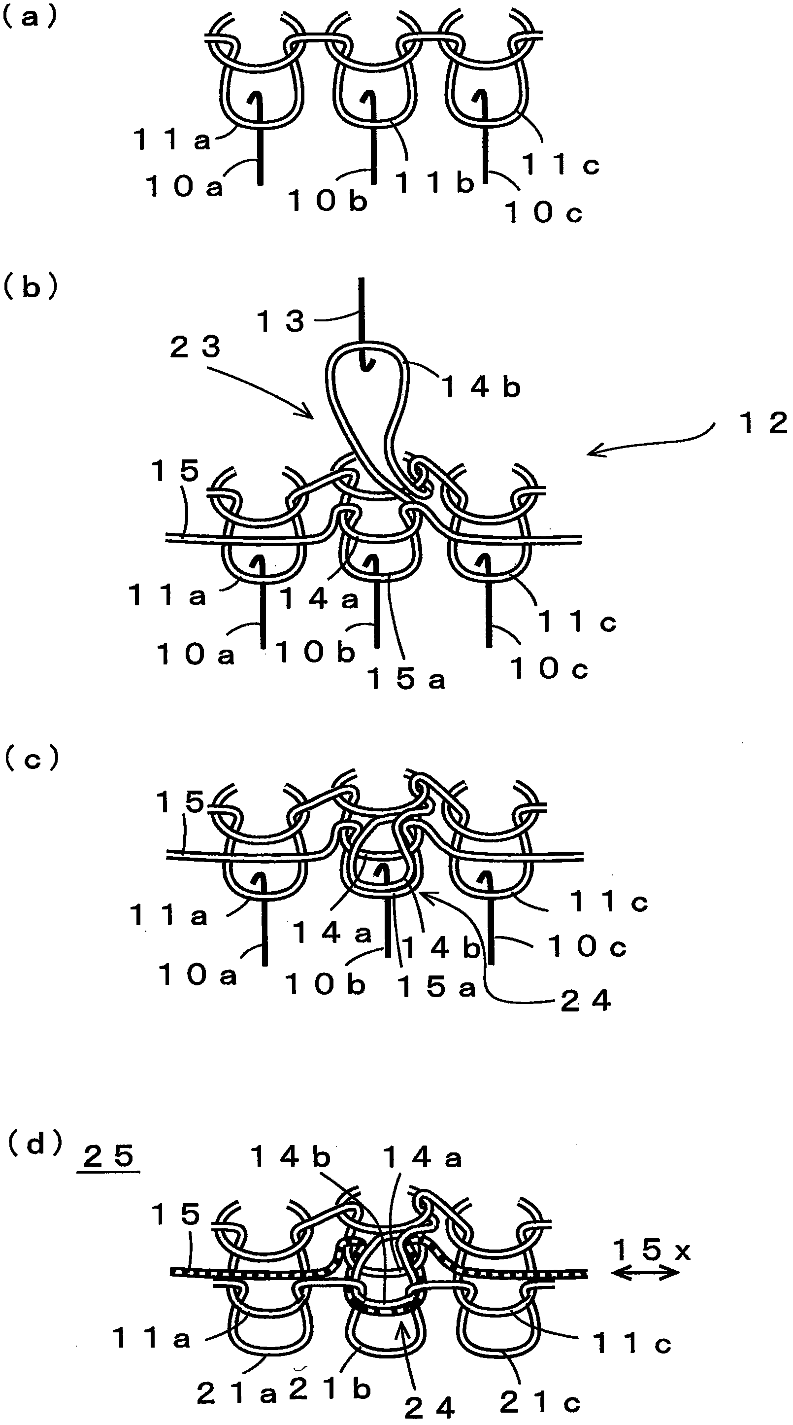 Knitted fabric and knitting method thereof, and designing apparatus