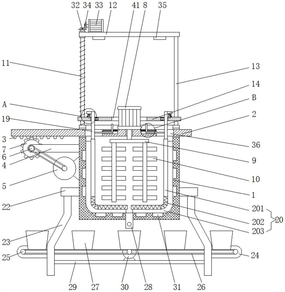 Convenient-to-clean beverage production device