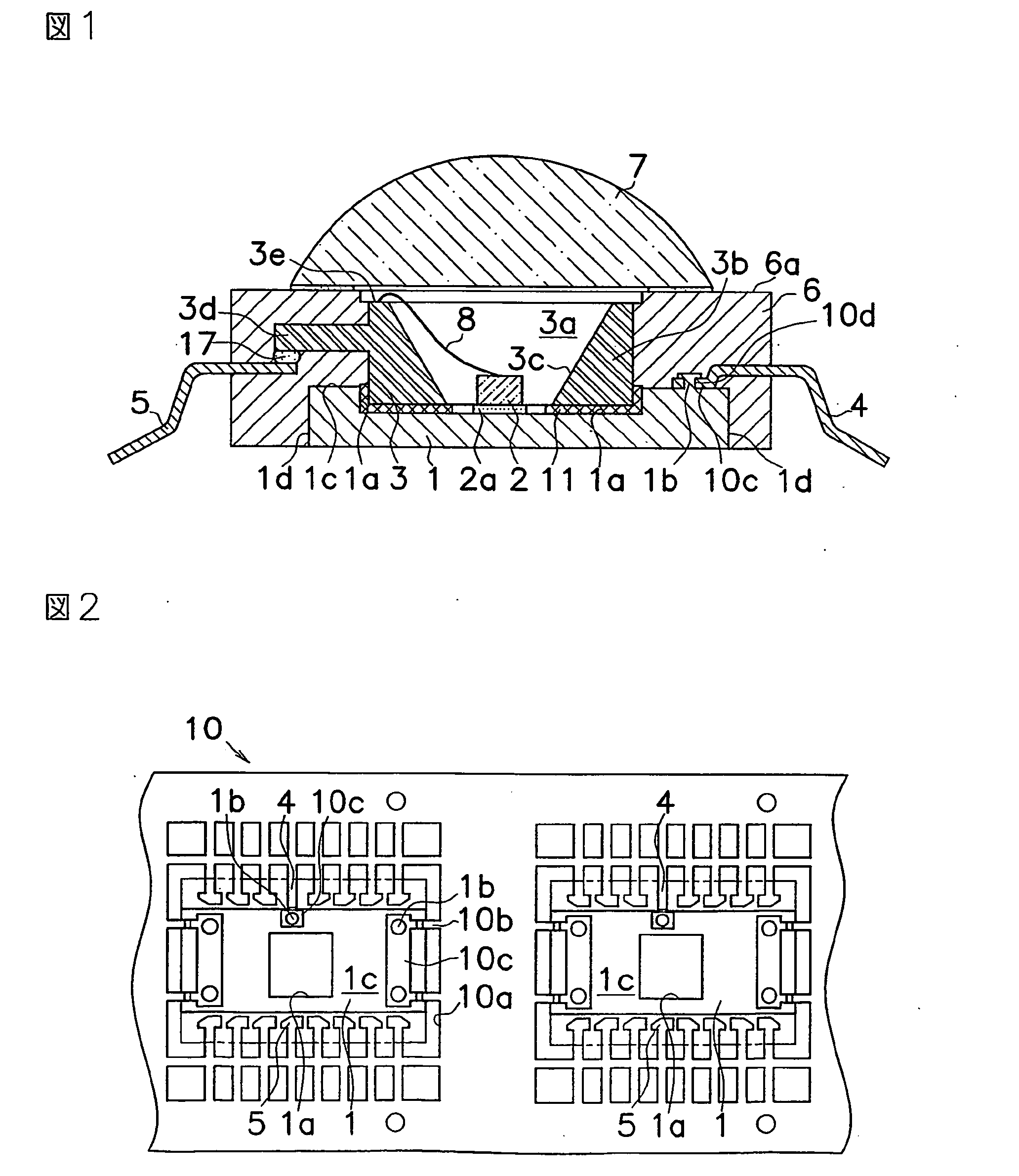Semiconductor light emitting device, method for producing the same and reflector for semiconductor light emitting device