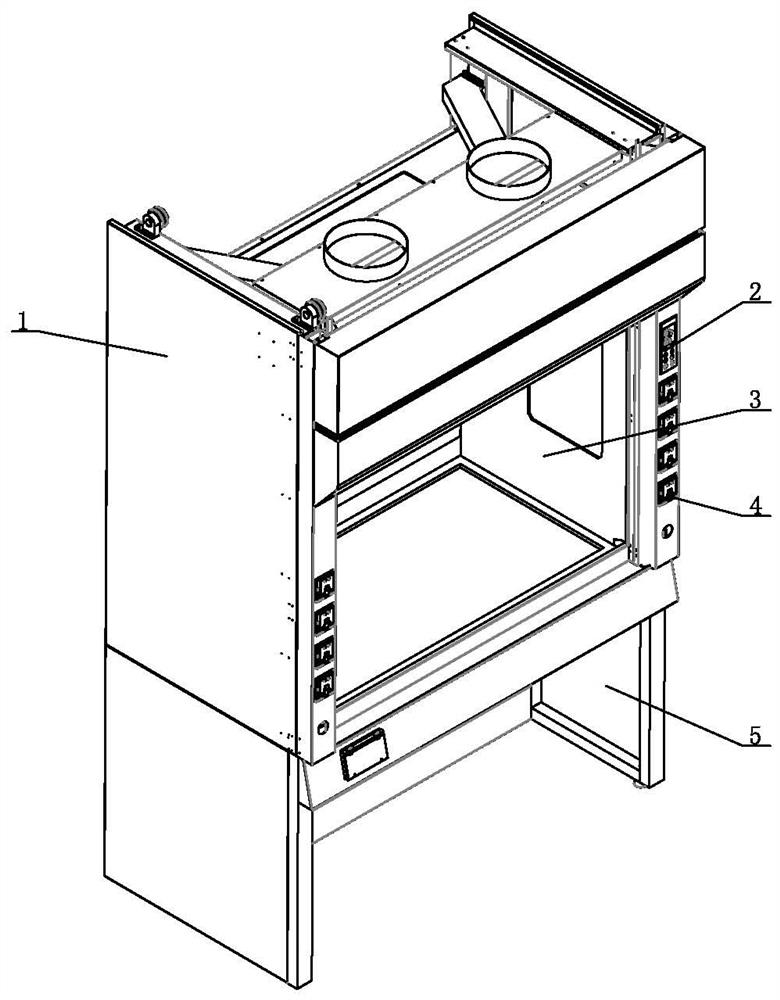 A low-carbon and emission-reducing low-volume intelligent laboratory ventilation equipment