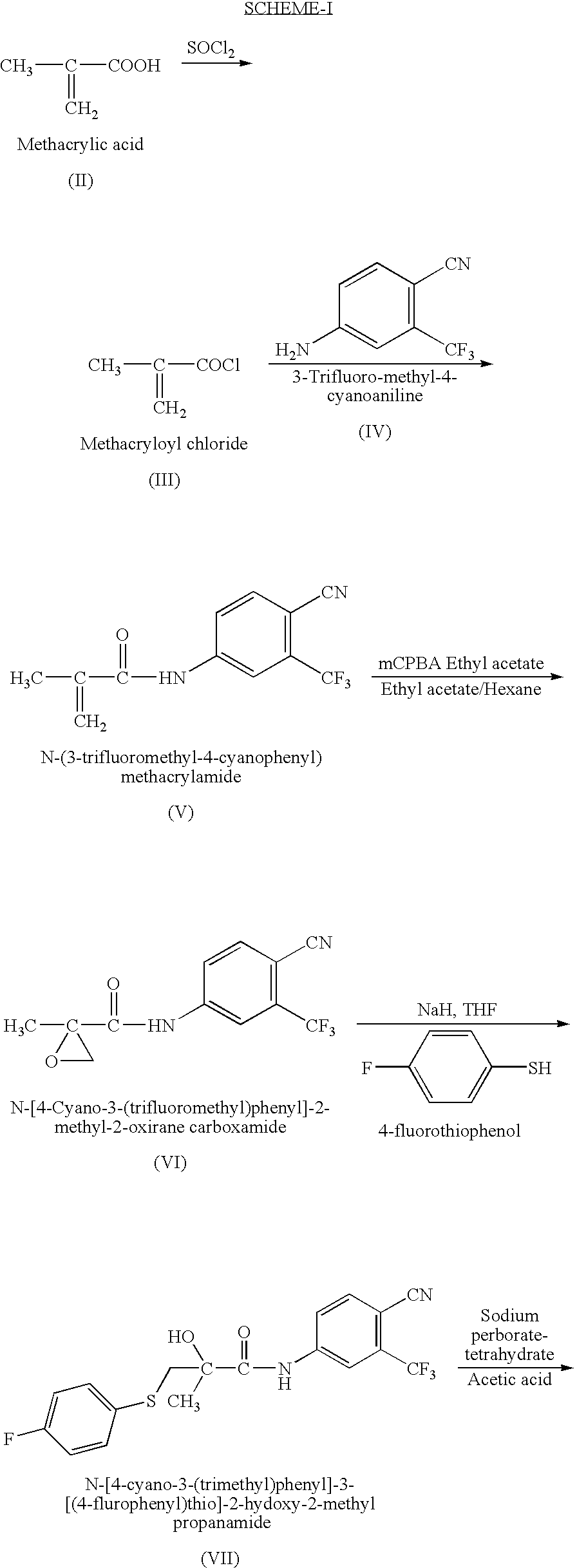Novel Process for Preparation of Bicalutamide