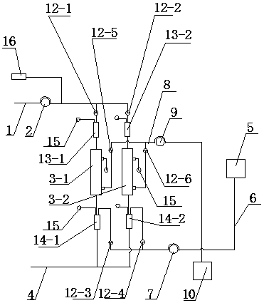 Extracorporeal circulation pipeline of plasma exchange device with switchable blood separator