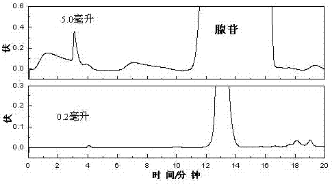 Method for large-scale preparation of adenosine chemical reference substance from fruiting bodies of Armillaria chrysogenum