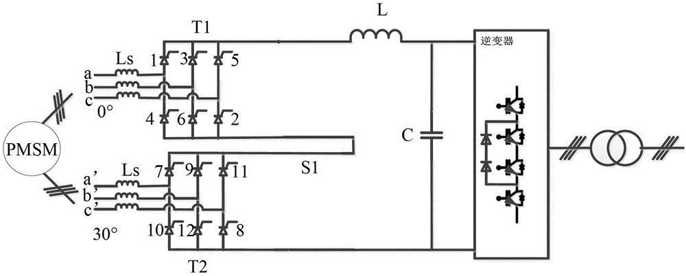 Variable topology thyristor rectifier