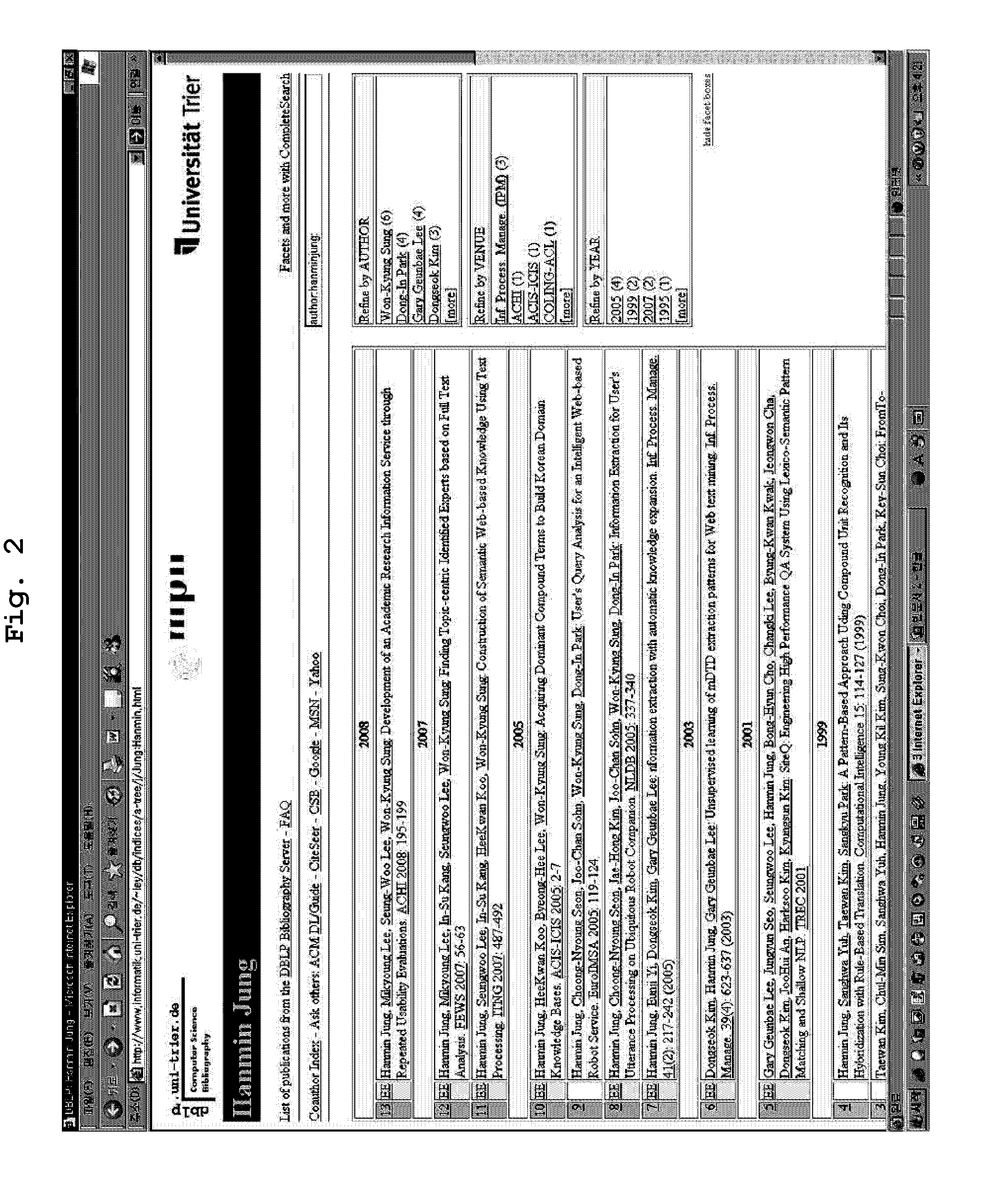 System of Managing Connection to Web Services and Method Thereof