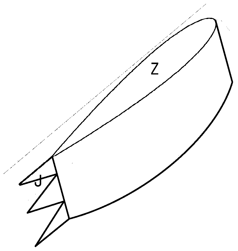 Method and device for simulating aerodynamic and noise characteristics of airfoil with sawtooth trailing edge