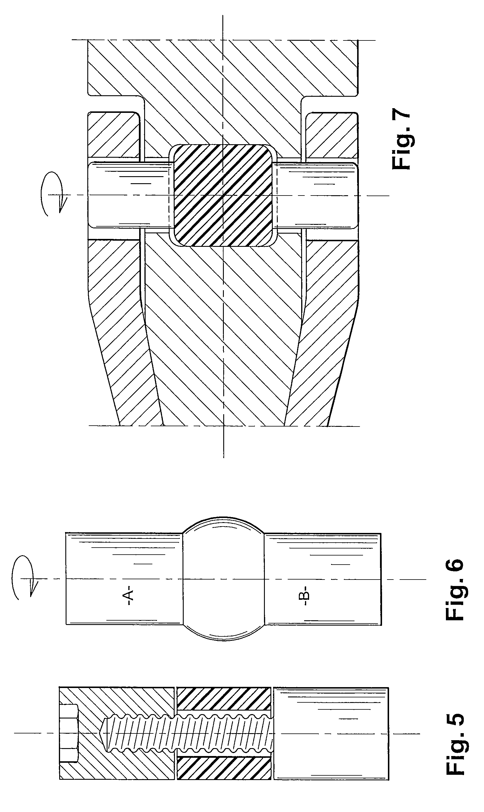 Assembly for coupling wear parts to support tools for heavy-construction machinery