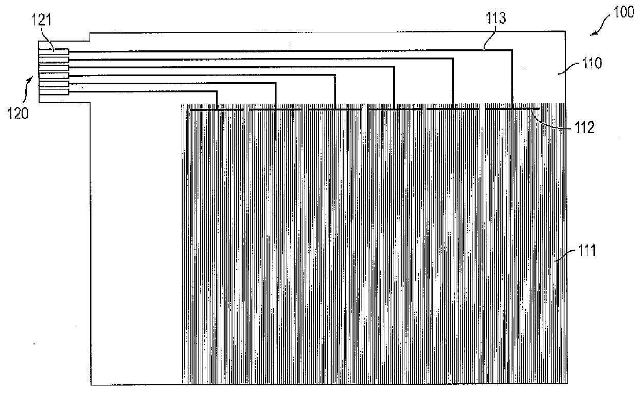 Passive matrix display device and method of making the same