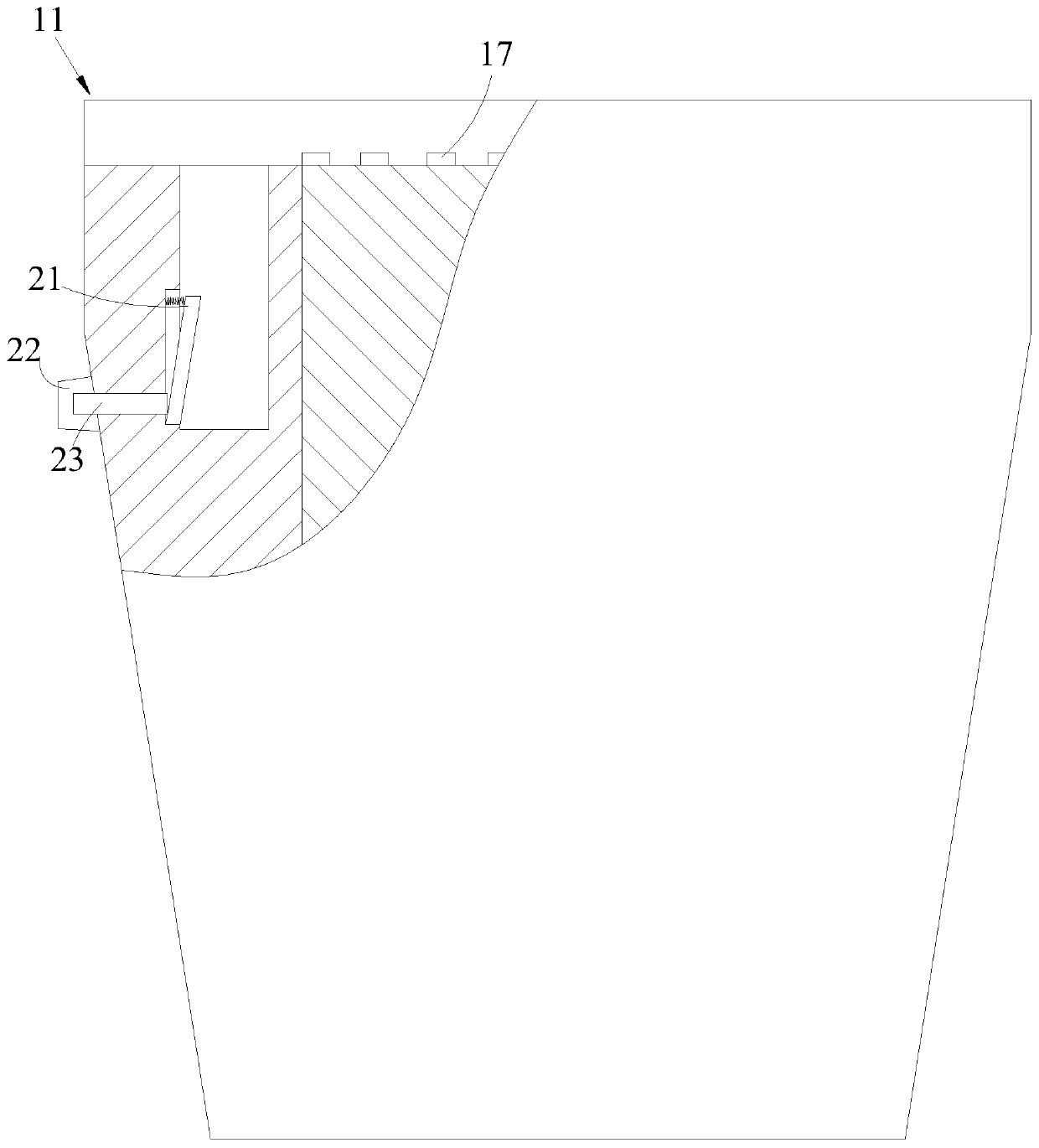 Replaceable color doppler ultrasound probe structure