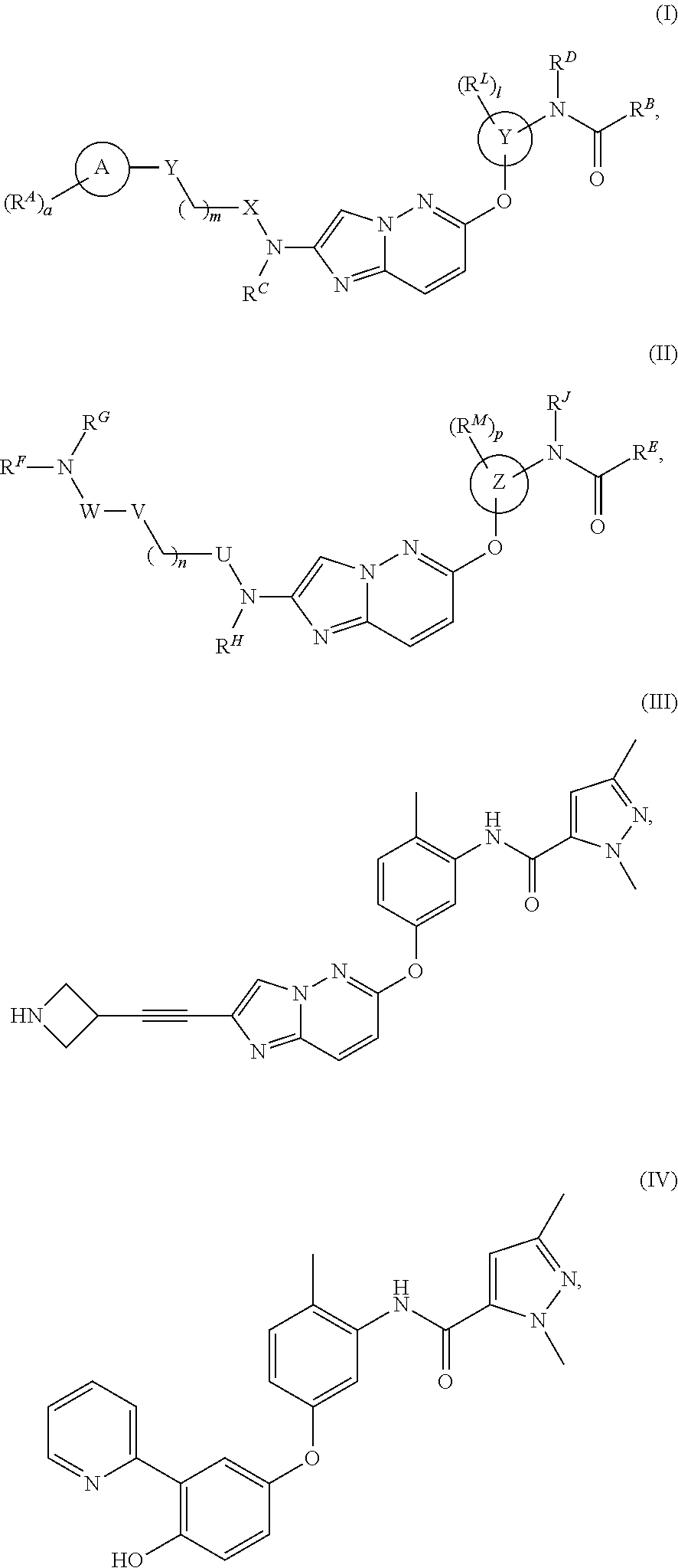Compounds for treatment of diseases of abnormal angiogenesis or aberrant growth factors and uses thereof