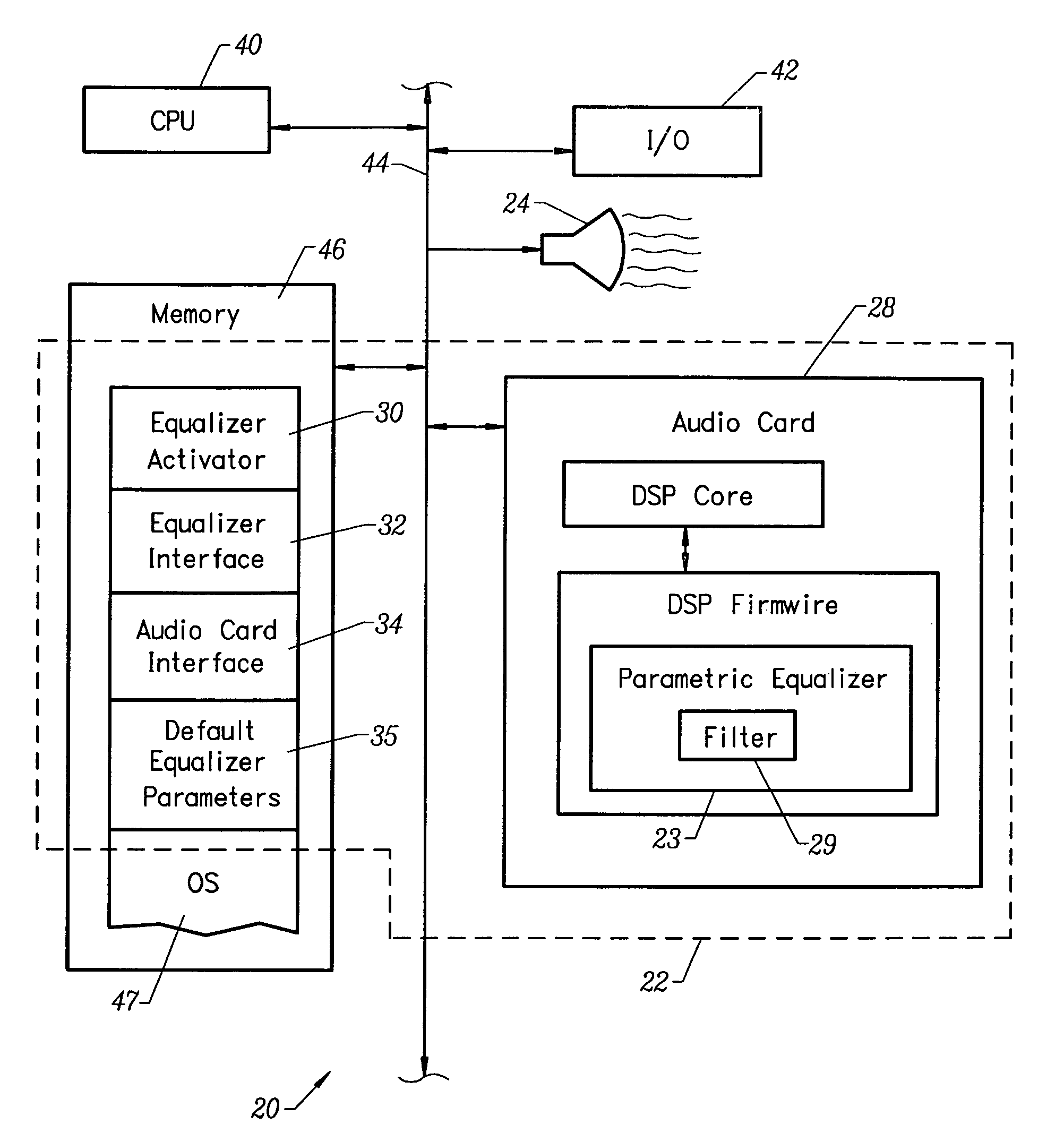 Apparatus and method for improved PC audio quality